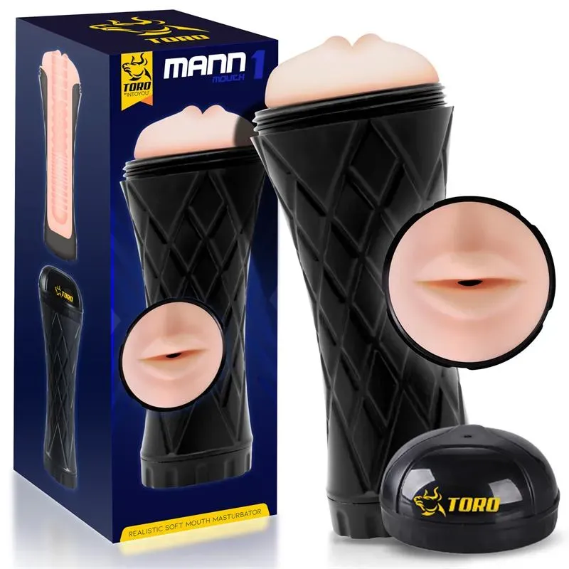 Mann1 Masturbador Masculino Realista Forma Boca – Masturbadores Ella