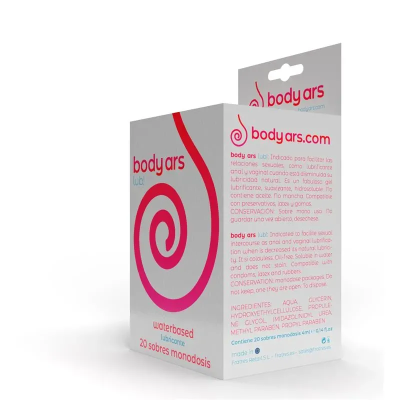 Monodosis Gel Lubricante Base Agua Natural 20 x 4 ml – Base de Agua