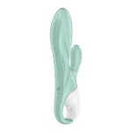 Vibrador con Funcion de Inflado Air Pump Bunny 5 con APP Satisfyer Connect