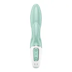 Vibrador con Funcion de Inflado Air Pump Bunny 5 con APP Satisfyer Connect