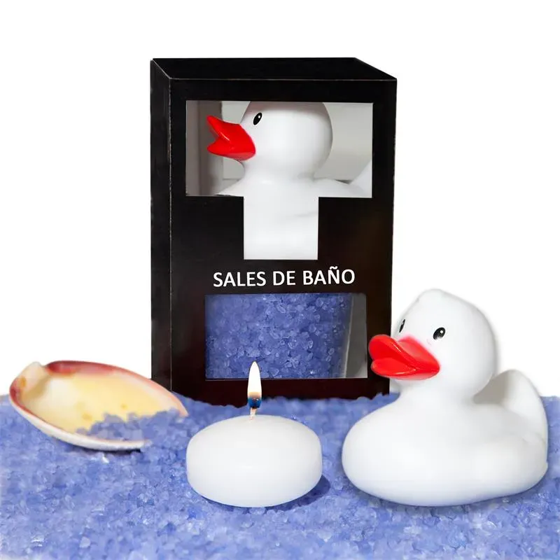 Set Sales Baño Aroma Lavanda Pato, Vela y Concha 150gr – Para el Baño