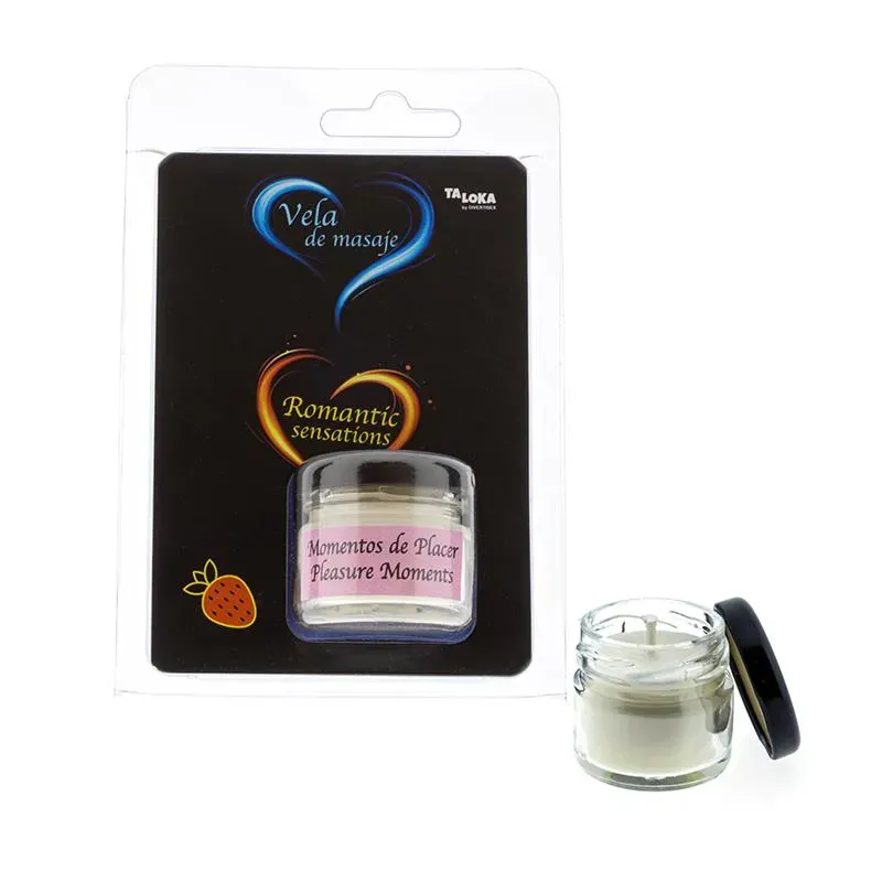 Vela de Masaje Aroma Fresa 30 ml – Incienso, Velas de Masaje, Polvos...