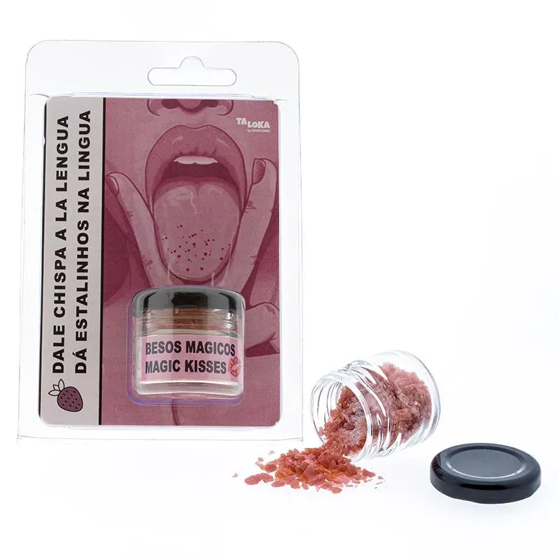 Dale Chispa a la Lengura Caramelo Sabor Fresa con Chasquidos – Juegos Comestibles