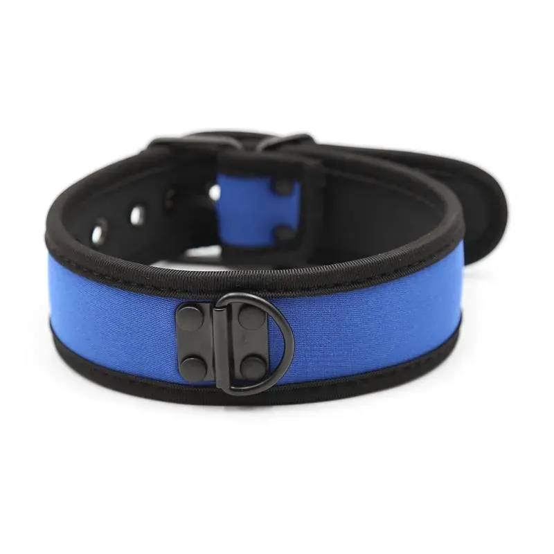 Collar de Neopreno Ajustable Azul – Collares