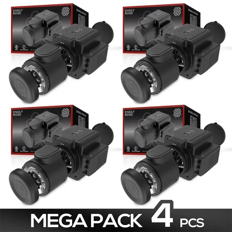 Pack de 4 Cumera Masturbador de Cámara con Rotación y Thrusting – Masturbadores Ella