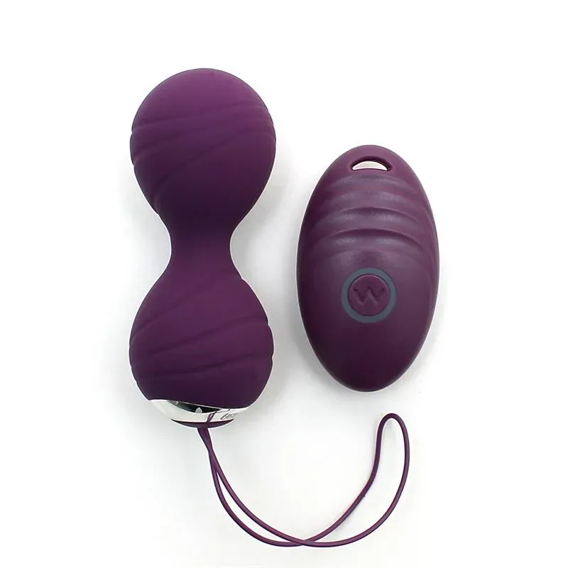 Bolas Kegel con Vibración con Control Remorto Cannes Purpura – Bolas