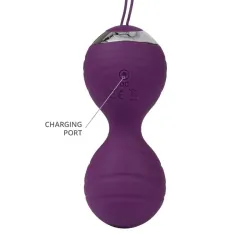 Bolas Kegel con Vibración con Control Remorto Cannes Purpura