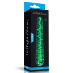 Dildo de Cristal que Brilla en la Oscuridad Dark Twilight Slim Fantasy