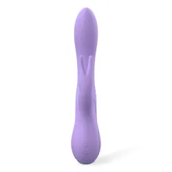 Lindsay Vibrador con Cadena Anal Silicona Líquida Unibody Flexible 2 Motores