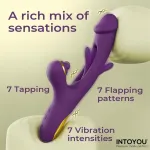 Siter Vibrador con Lengua Movimiento Flipping y Bola Golpeteo