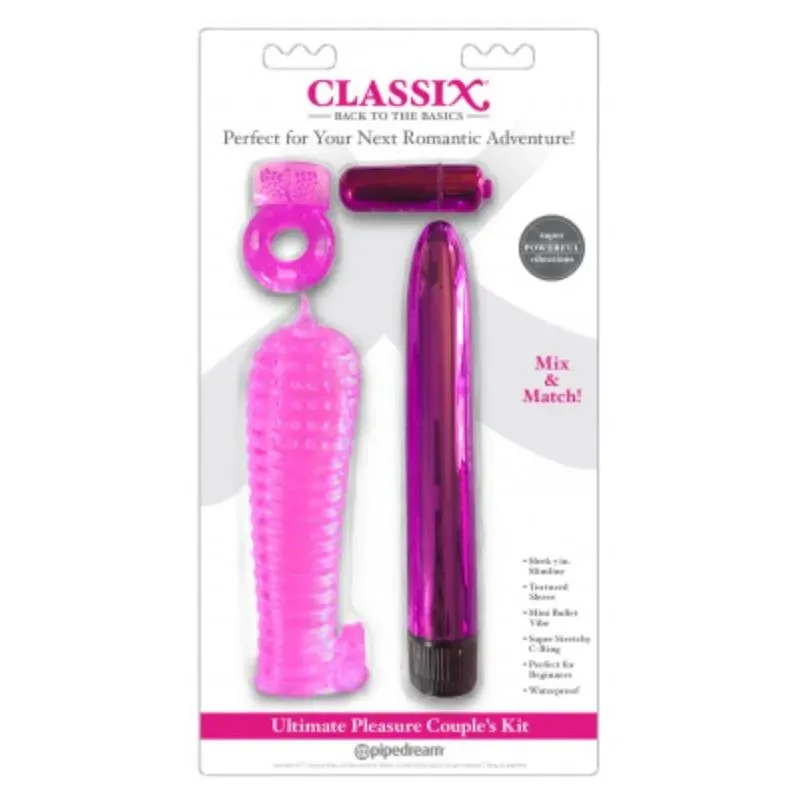 Kit para Parejas Ultimate Pleasure Rosa – Kits