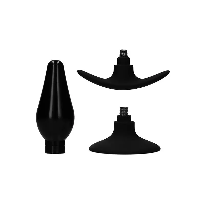 Set Plug Anal y Ventosa Putiaguda Grande Negro – Plugs