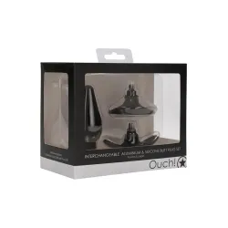 Set Plug Anal y Ventosa Putiaguda Grande Negro