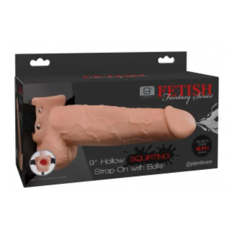 Arnes Elastico con Dildo Hueco 9 Funcion Squirting Natural – Arneses