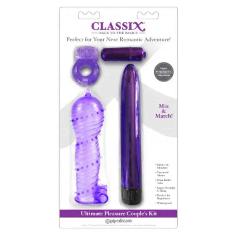 Kit para Parejas Ultimate Pleasure Purpura – Kits