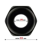 Anillo para el Pene Nut Silicona Líquida 25 mm