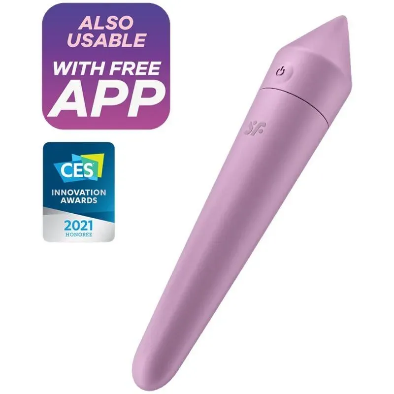 Ultra Power Bullet 8 Bala Vibradora con APP Lilac – Balas Vibradoras