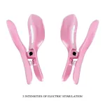 Surprise Box Huevo Vibrador y Pinzas para Pezones con Electro Estimulación Rosa