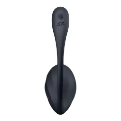 Ribbed Petal con Satisfyer Connect APP Negro
