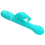 Vibrador con Thrusting y Bolas Rotatorias Dejon Azul