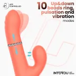 Mindy Vibrador con Anillo de Bolas Up and Down, Finger y Pulsación con APP