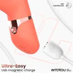 Mindy Vibrador con Anillo de Bolas Up and Down, Finger y Pulsación con APP