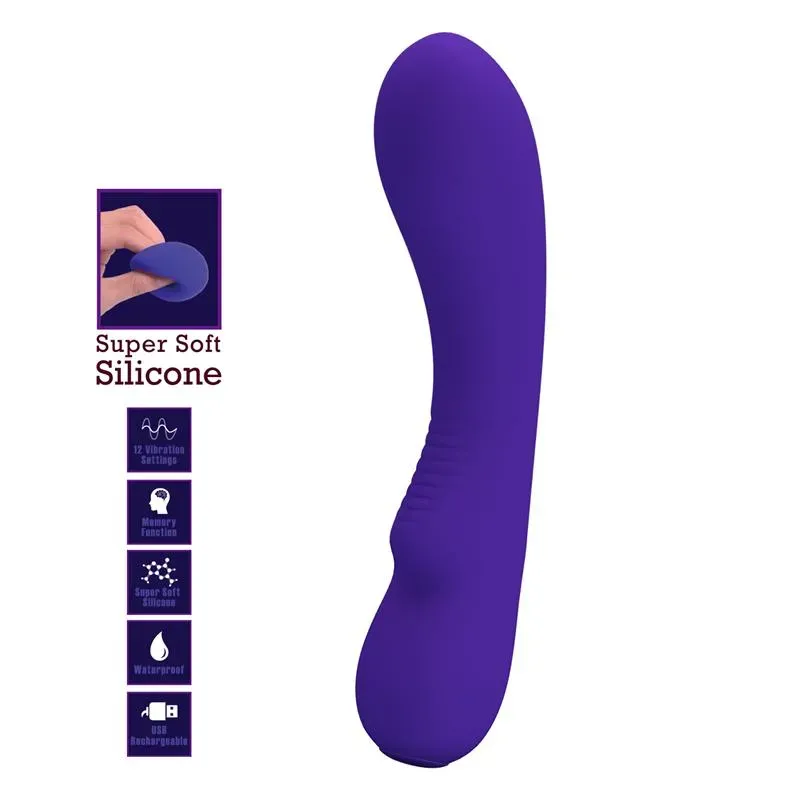 Prescott Vibrador Silicona Lilac – Estimuladores