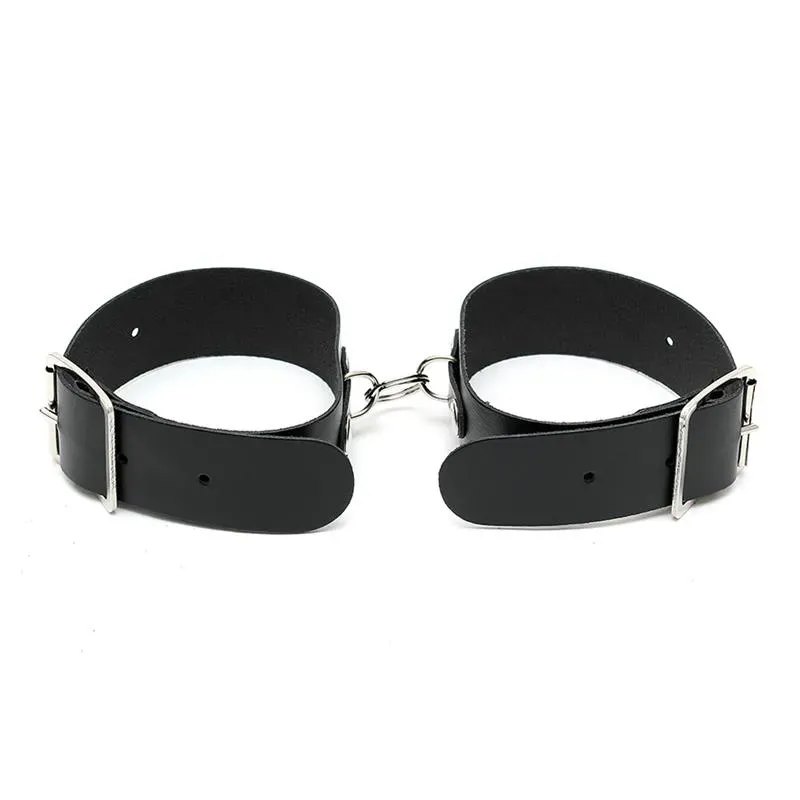 Rimba Bondage Play Esposas Ajustables Color Negro – Esposas y Antifaces