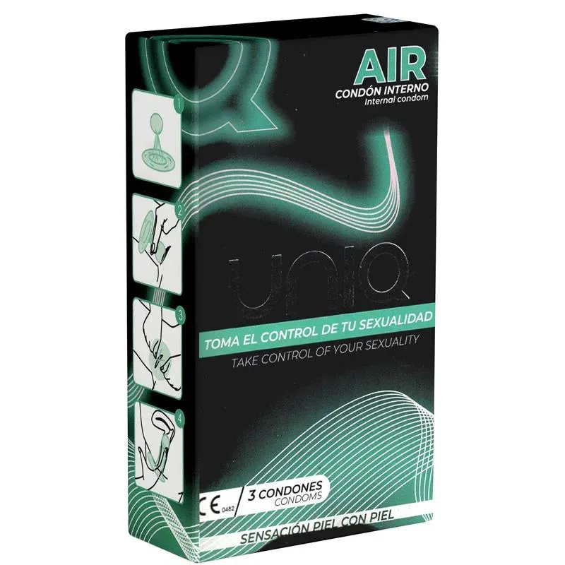Preservativos Femeninos Air Female sin Látex 3 Unidades – Sin Latex