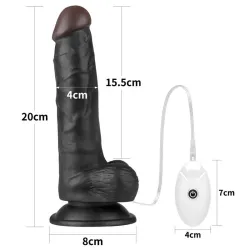 Arnés Ajustable con Dildo 10 Funciones 7.5