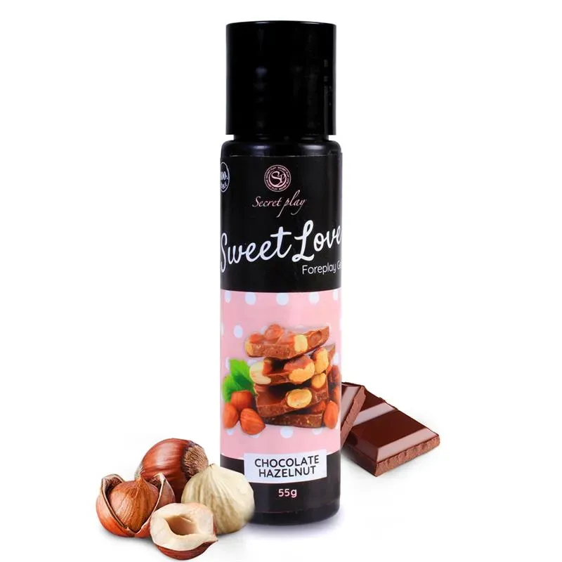 Sweet Love Lubricante Chocolate & Avellanas 60 ml – Comestibles 100%