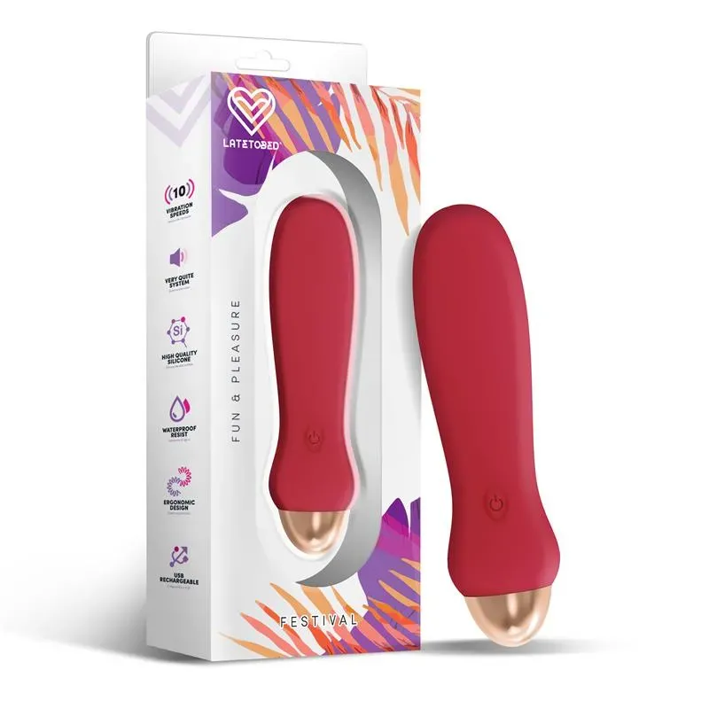 Luxo Estimulador 10 Velocidades Rust Red – Estimuladores