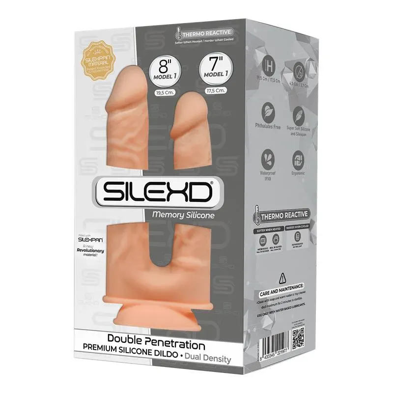 Dildo Doble Dual  Density Double Penetrant Natural – Dildos