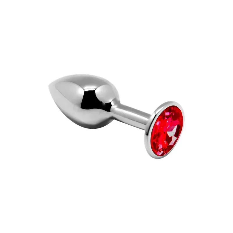 Plug Anal con Joya Color Rojo Talla S – Anal
