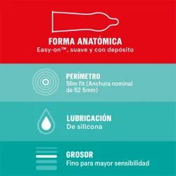 Preservativos Sensitivo Slim Fit 10 Unidades